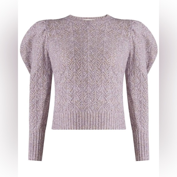 Veronica Beard Novah Crew Neck Sweater lilac - Picture 1 of 12